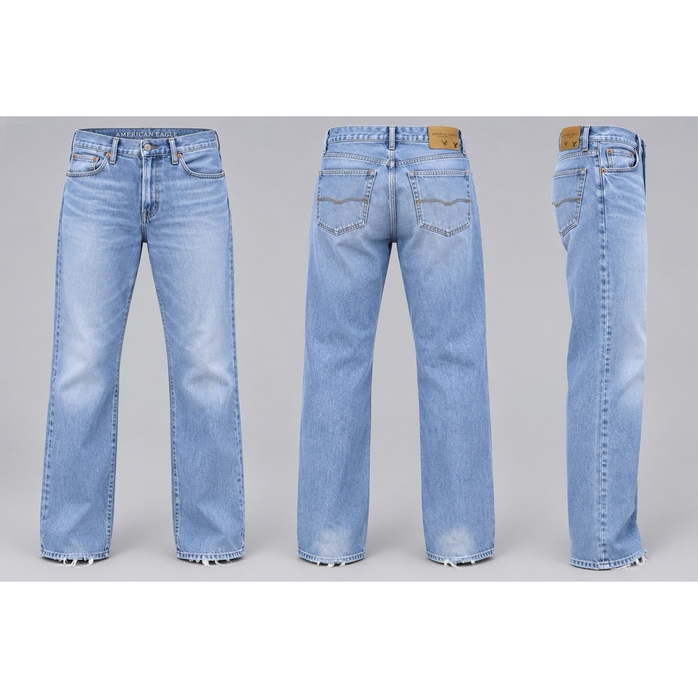 American Eagle Original Bootcut jeans Men's 36x36 Blue denim cotton